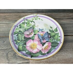 Hamilton Collection Butterfly Garden Common Blue Paul Sweany Collectors Plate